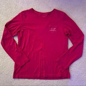 Vineyard Vines Christmas Whale Long-Sleeve Tee